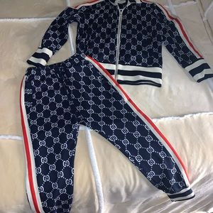 Gucci GG jacquard jogging suit